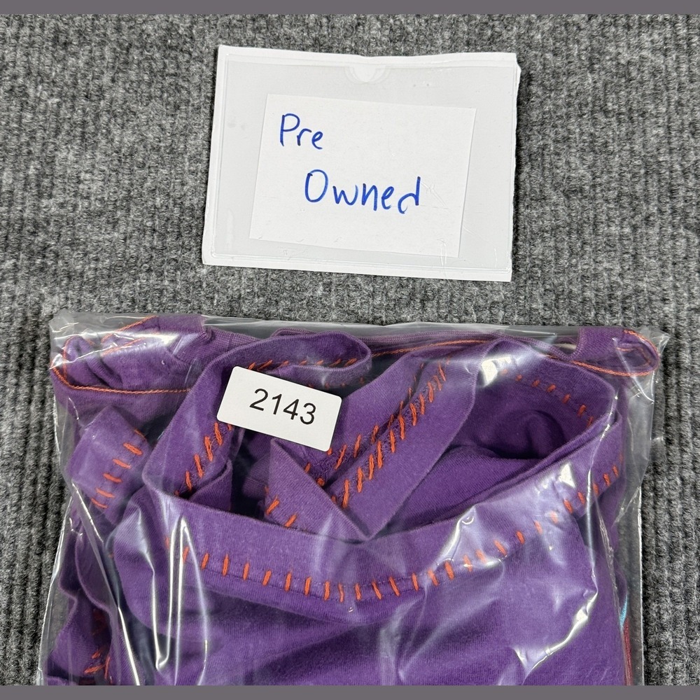 COOGI Mens XXL Purple Embroidered Mountain Deer Graphic T-Shirt Contrast Stitch - Picture 8 of 8